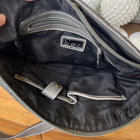 B.O.C. Grey on grey boho purse - Picture 4 of 13